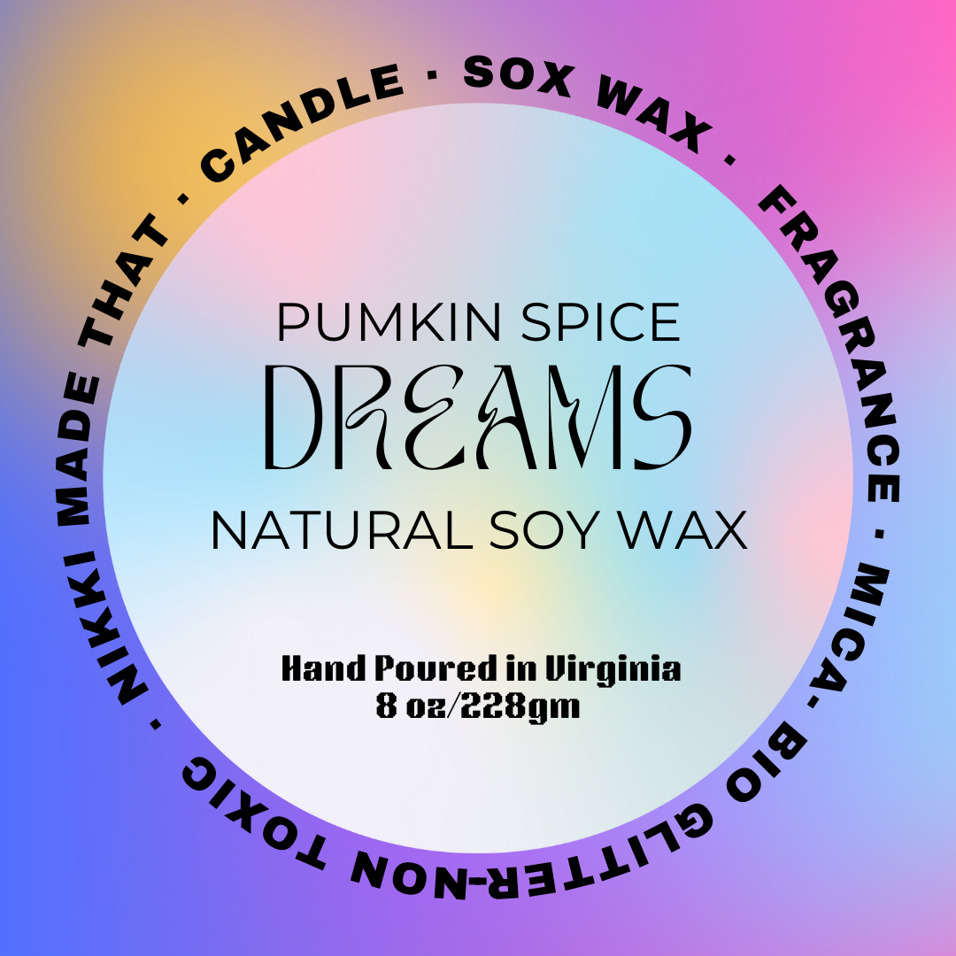 Pumpkin Spice Dreams – All Natural Soy Wax Melt Cubes by NIKKI Made That