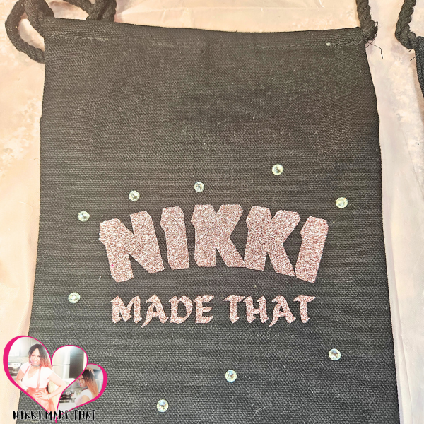 Customized Small Shoulder Canvas Bag by NIKKI Made That