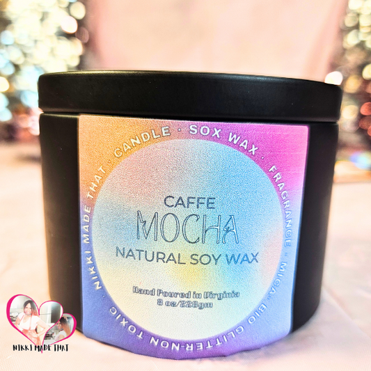 Caffe Mocha – All Natural Soy Wax Candle by NIKKI Made That