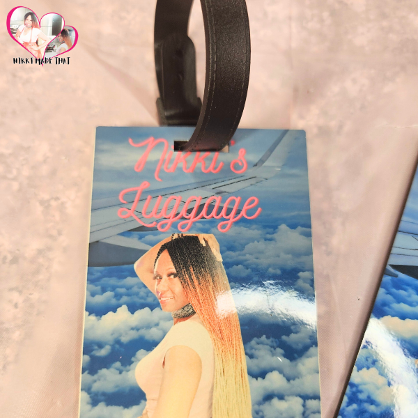 Customized Sublimation Luggage Tags by NIKKI Made That