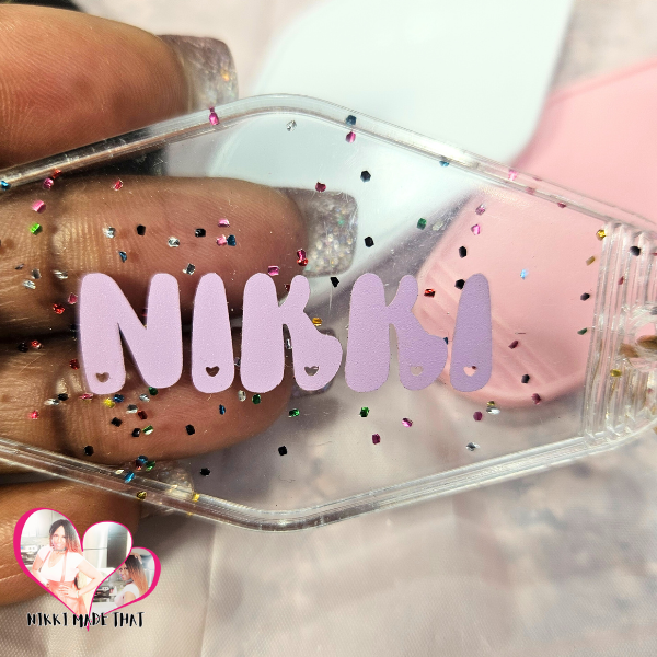Customized Name or Saying Key Chain by NIKKI Made That