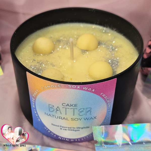 Cake Batter – All Natural Soy Wax Candle by NIKKI Made That
