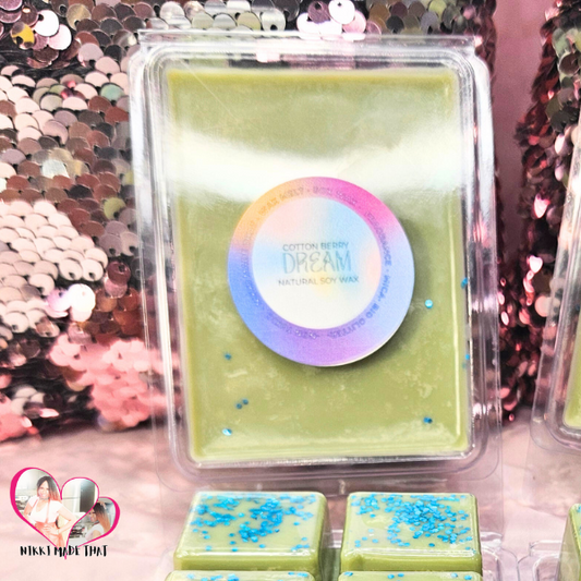 Cotton Berry Dreams – All Natural Soy Wax Melt Cubes by NIKKI Made That