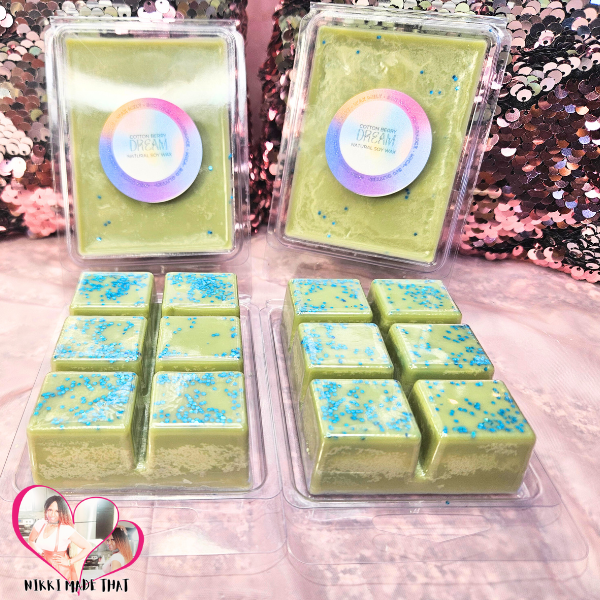 Cotton Berry Dreams – All Natural Soy Wax Melt Cubes by NIKKI Made That